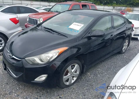 2012 Hyundai Elantra Gls (Ulsan Plant) из США, поврежденный, VIN KMHDH4AE4CU206703